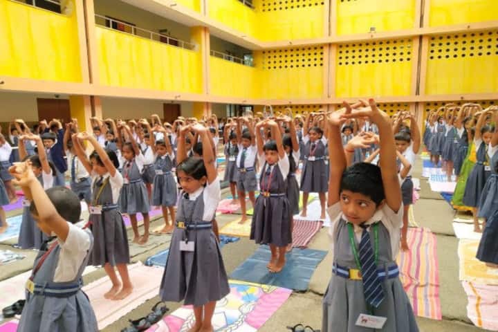 Atomic Energy Central School-Yoga Day