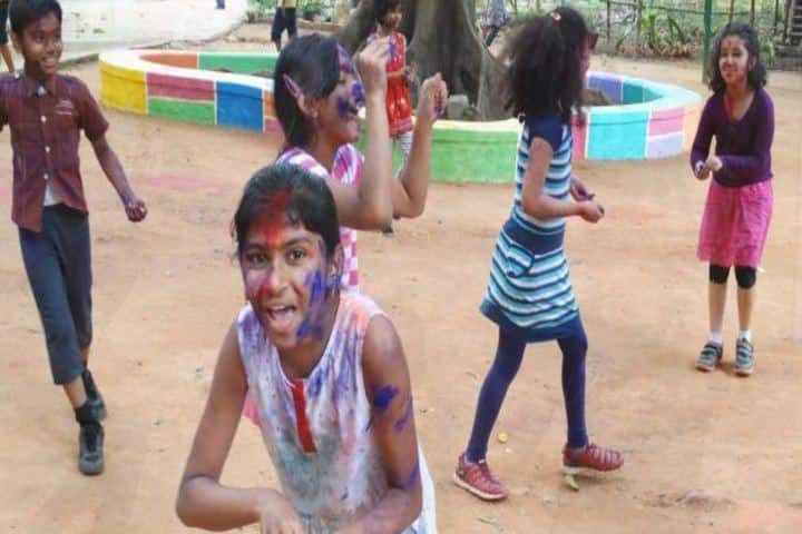 Auro Mirra International School-Holi Celebrations