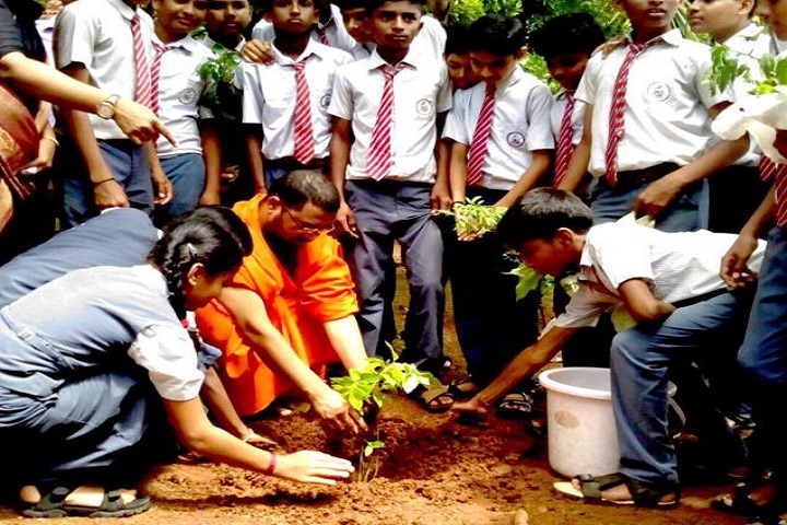 B G S Education Centre-Tree Plantation