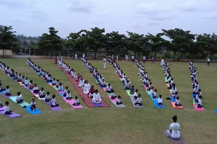 BGS International Residential School-Yoga Day