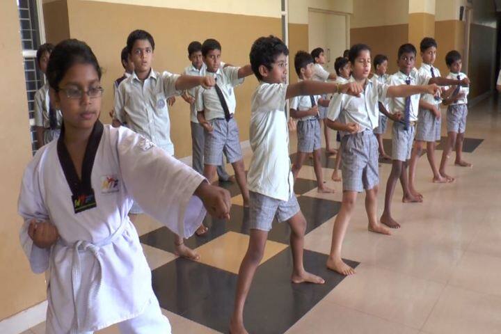 Bharatiya Vidya Bhavans Dr D Krishnamurthy Smt Shakuntalamma Memorial School-Taekwondo