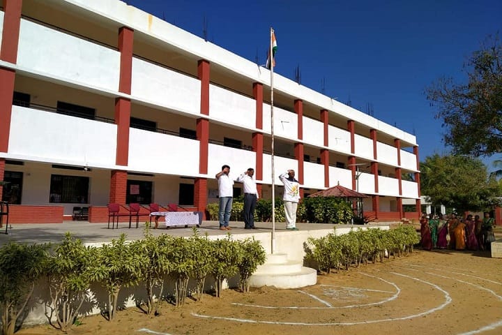 C Muniswamy Public School-Flag Hosting