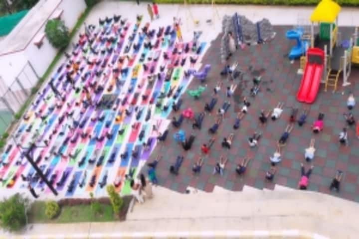 East West International School-Yoga Day