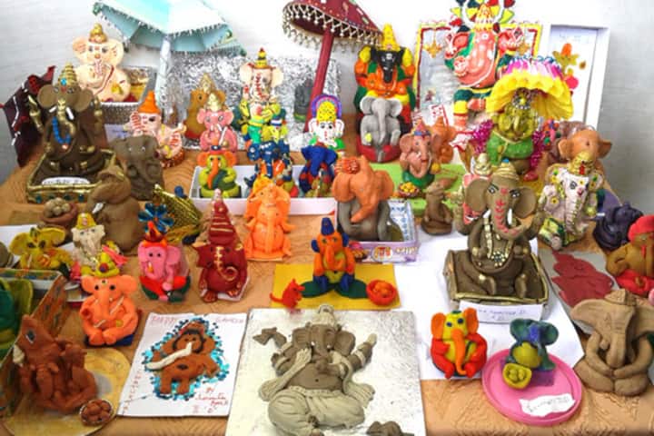 Geetanjali Vidyalaya-Idol Making