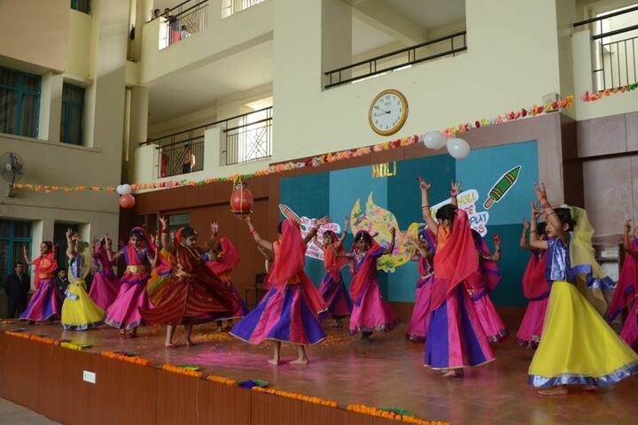 Delhi public school - holi celebrations