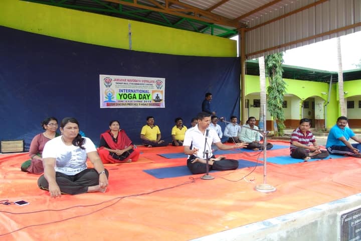 Jawahar Navodaya Vidyalaya-International Yoga Day