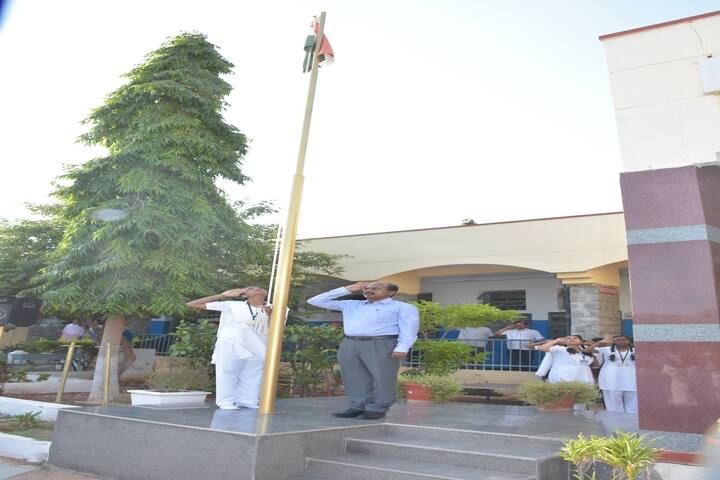 Jawahar Navodaya Vidyalaya-Flag Hoisting