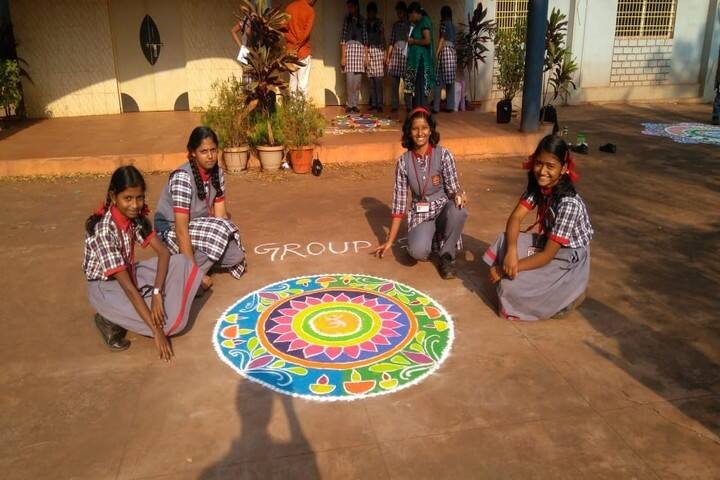 Kendriya Vidyalaya-Rangoli Competition