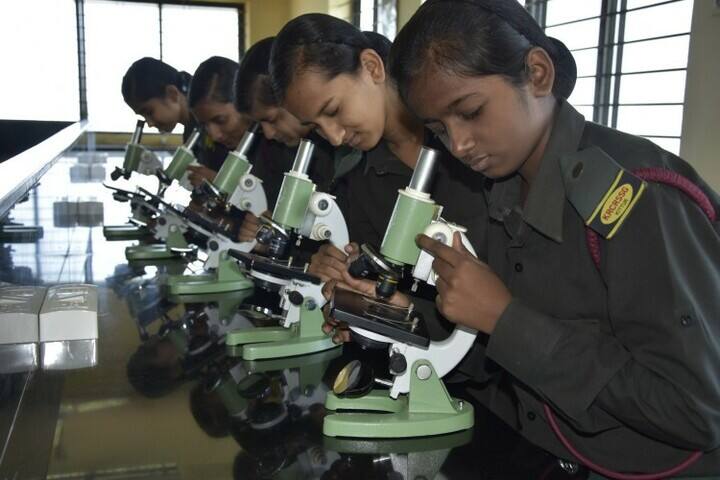 Kittur Rani Channamma Residential Sainik School For Girls-Biology lab