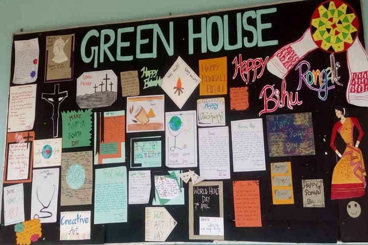 Green meadows school-House board