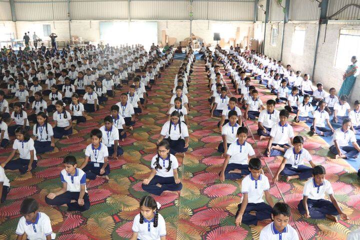 Maruthi Vidyalaya-Yoga Activity
