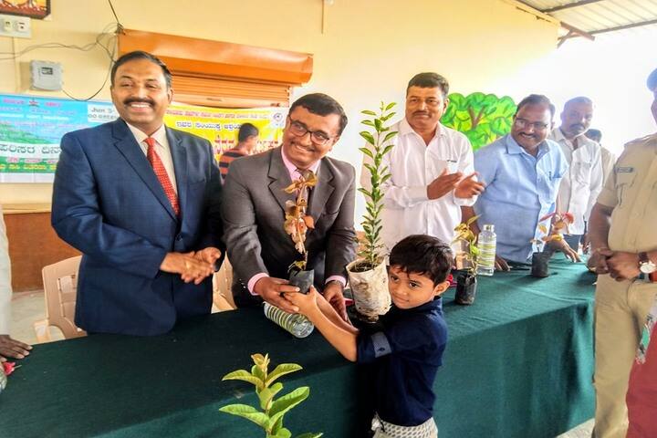 Mata Lakshmi Public School-Plantation Day