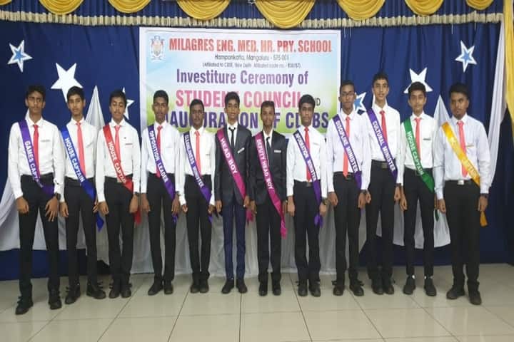 Milagres English Medium Higher Primary School-Investiture Ceremony