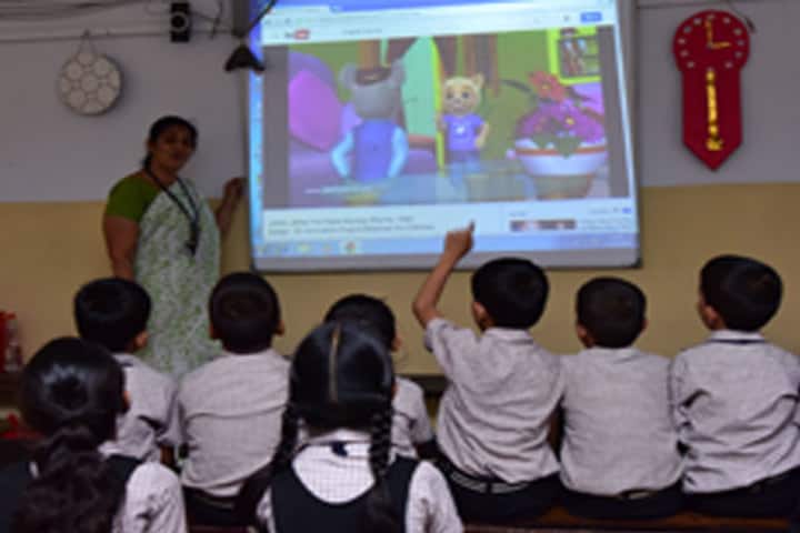 Milagres English Medium Higher Primary School-Smart Class