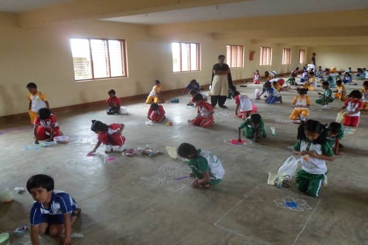 Mount Carmel School-Rangoli Event