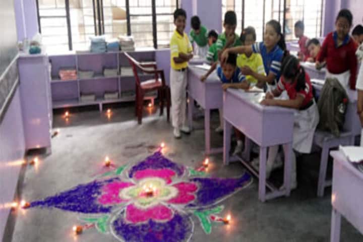 Gurukul Grammar School -Rangoli Activity