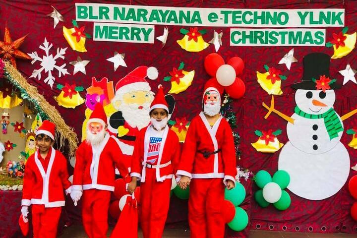 Narayana E-Techno School-Christmas Celebrations