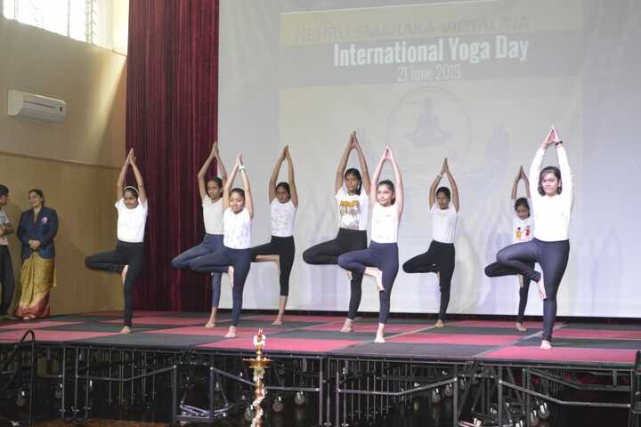 Nehru Smarka Vidyalaya-Yoga Day
