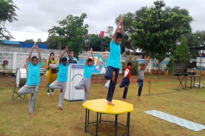Podar International School-Yoga Day