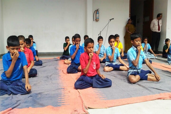Police Public School-Yoga Activity