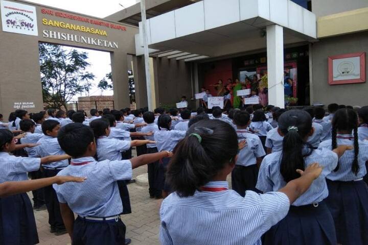 Sanganabasava Shishuniketan School-Assembly