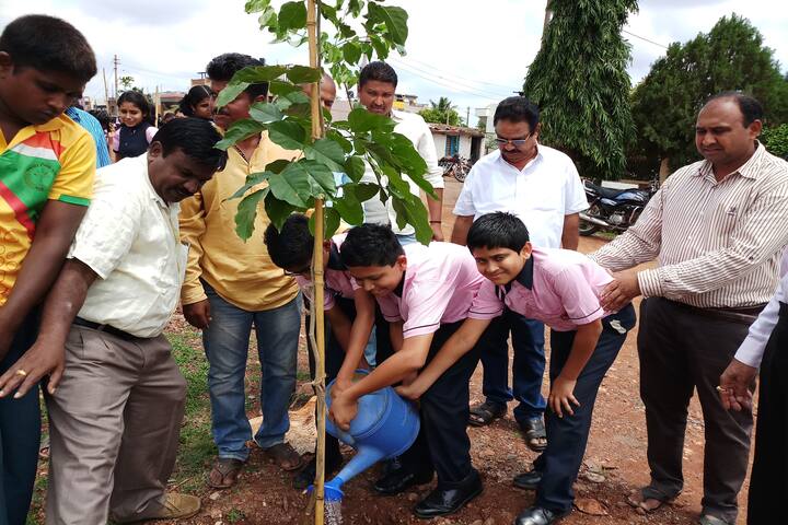 Smt Drakshayani Kalyanshettar Public School-Tree-Plantation