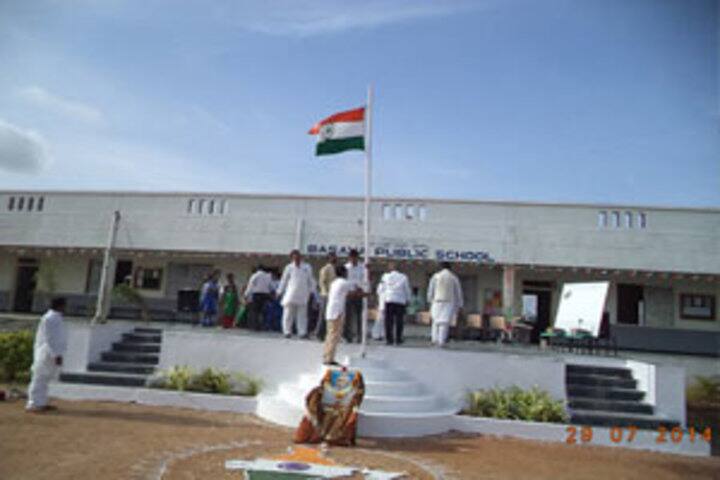 Sri Basava Public School-Flag-Hosting