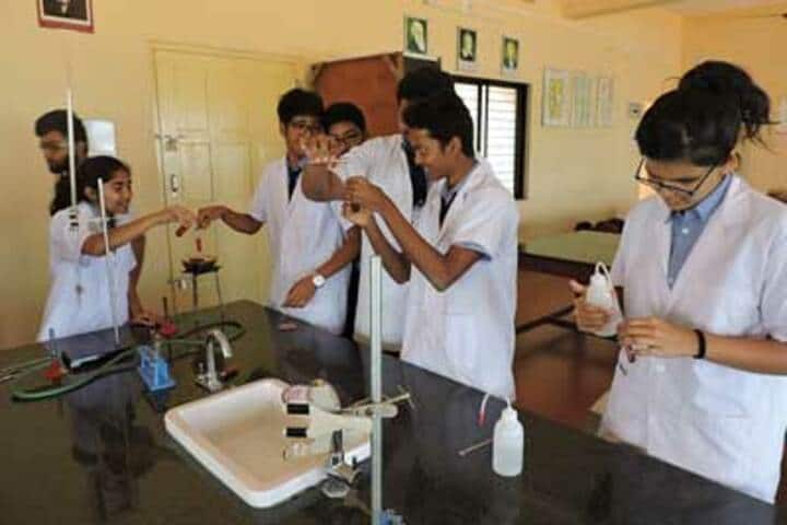 St Marys English Medium School-Chemistry lab