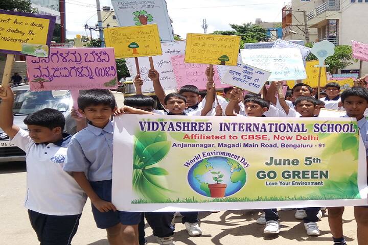 Vidyashree High School-Environment Day