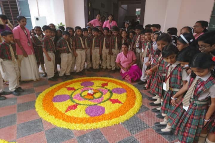 A G Public School-Rangoli