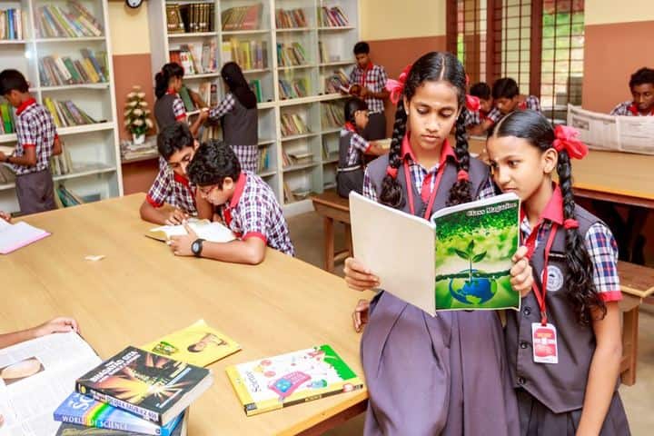 Adwaita Mission Public School-Library