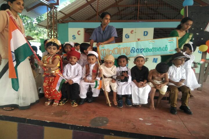 Aishwaraya Public School-Independence Day