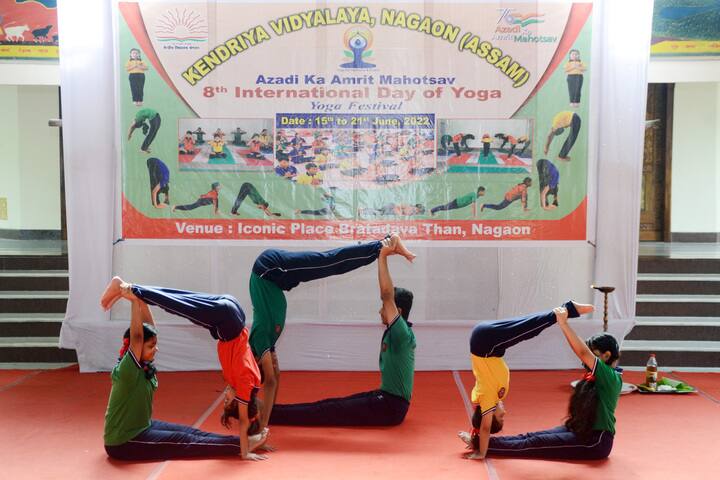 Kendriya Vidyalaya-Yoga Day