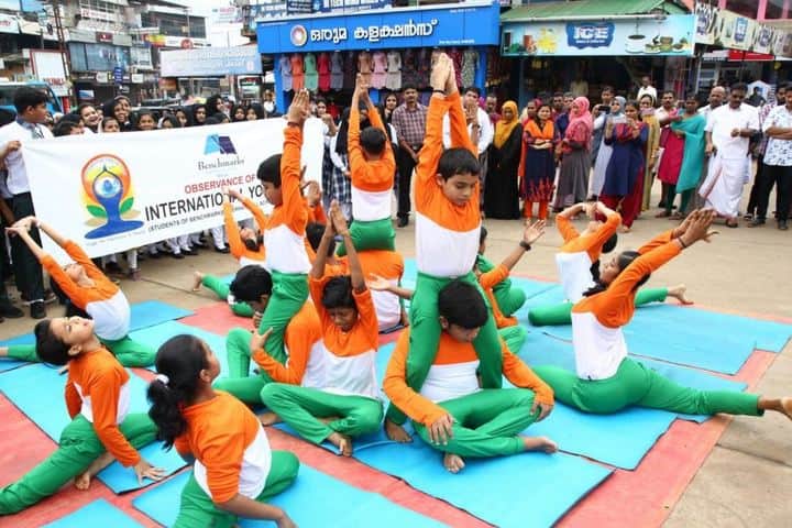 Benchmarks International School-Yoga Day