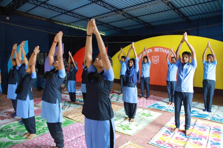Cherupushpa Bethany School-Yoga Day