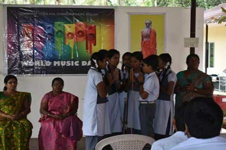 Chinmaya Vidyalaya-Music Day Celebrations