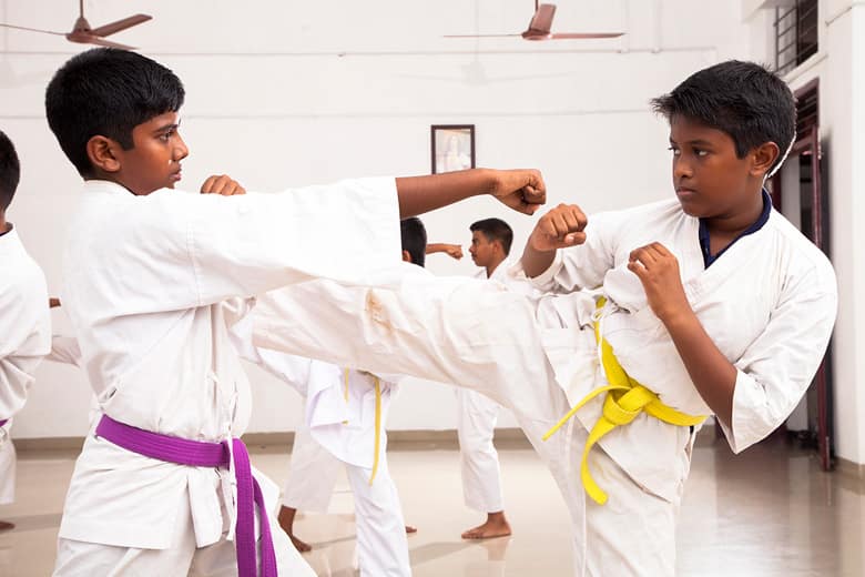 Rajagiri Christu Jayanthi Public School-Karate Activity