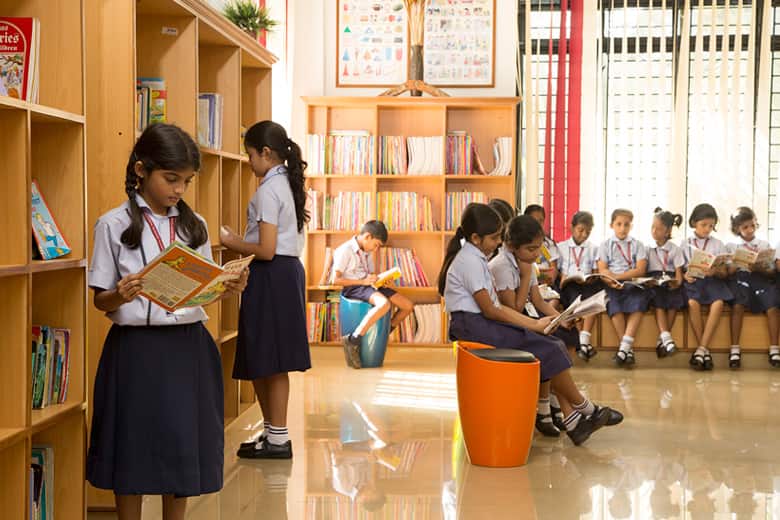 Rajagiri Christu Jayanthi Public School-Library