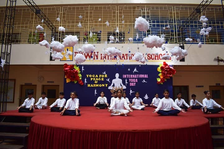 Dawn International School-Yoga Day