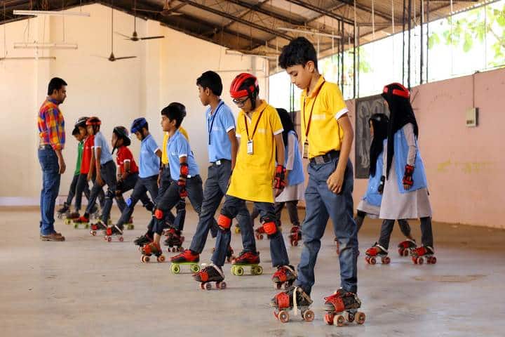 Dayapuram Residential School-Skating Activity