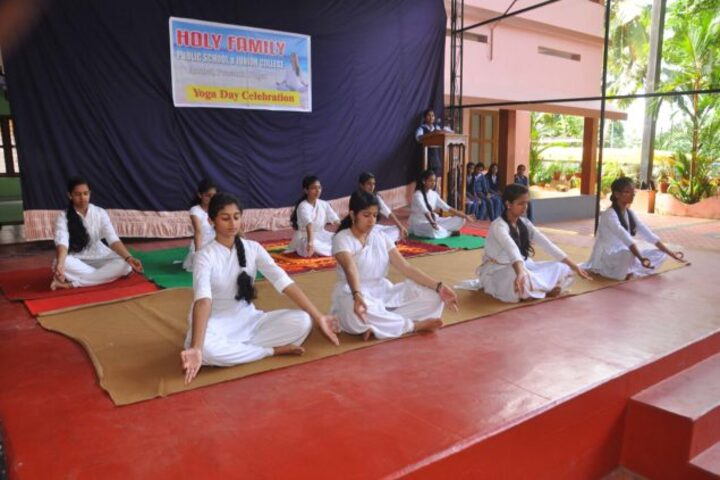 Holy Family Public School-Yoga Activity
