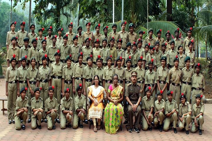 Jawahar Navodaya Vidyalaya-NCC Team Group Photo