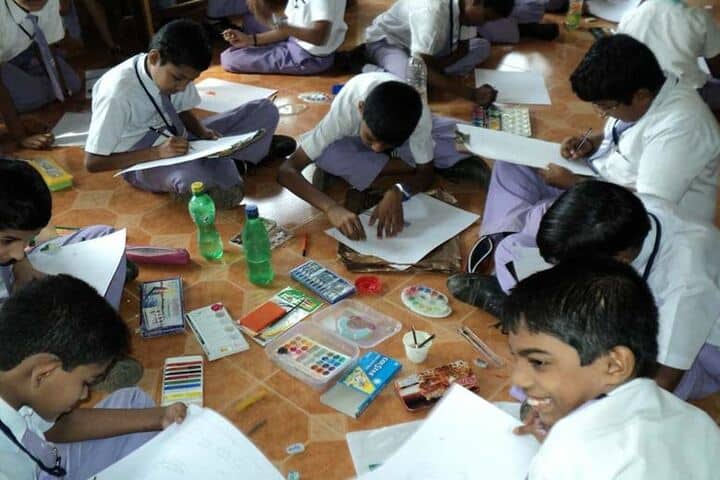 Kaviattu English Medium School-Drawing Competition