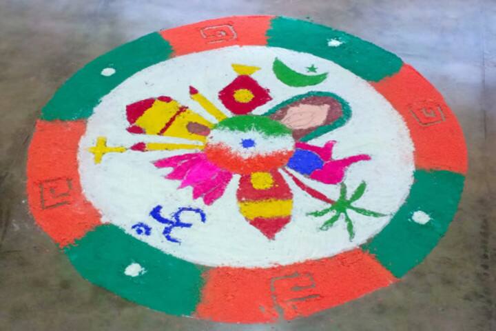 Kendriya Vidyalaya-Rangoli Competition