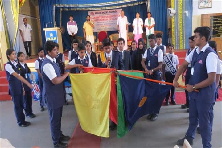 Mahatma Gandhi Memorial Model School - Investiture Ceremony