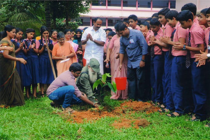 Marian English Medium School-Tree Plantation