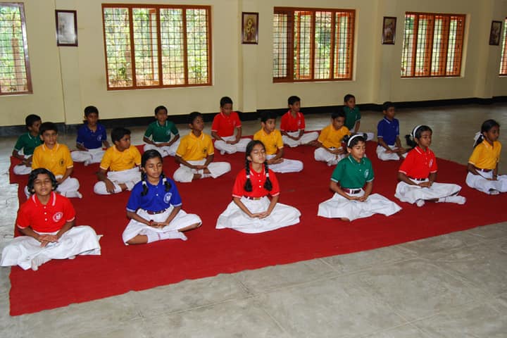 Marian English Medium School-Yoga Activity