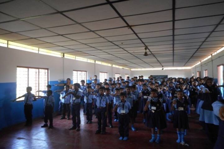 Modern English Medium School-Morning Assembly