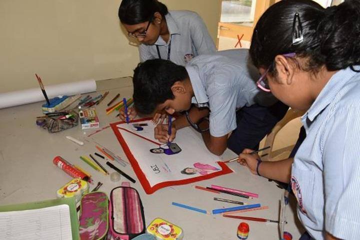 Navy Children School-Drawing Activity