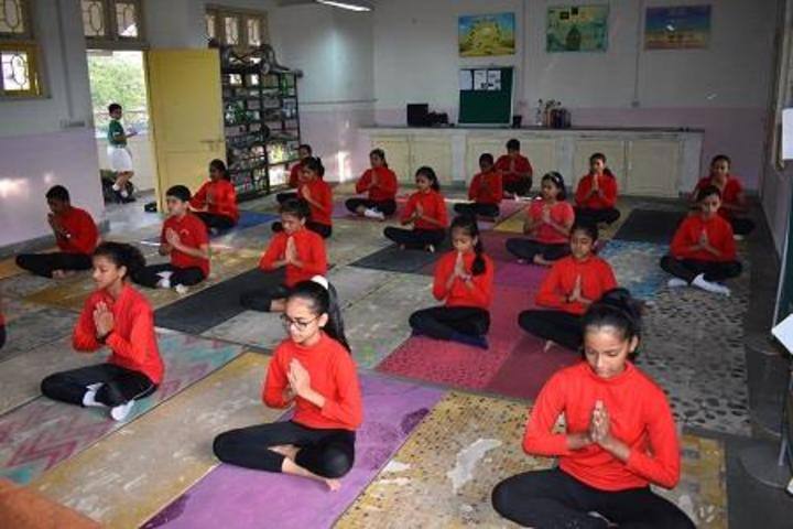 Navy Children School-Yoga Activity